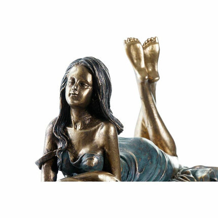 Deko-Figur DKD Home Decor Damen Kupfer Harz (30,5 x 15,5 x 28,5 cm)