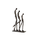 Deko-Figur DKD Home Decor 23 x 8,5 x 39 cm Kupfer Familie