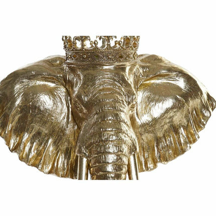 Deko-Figur DKD Home Decor 49 x 26,5 x 57 cm Elefant Gold Kolonial