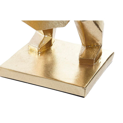 Bogstøtte DKD Home Decor Gold Harz Kolonial Gorilla (14 x 12,5 x 24 cm)