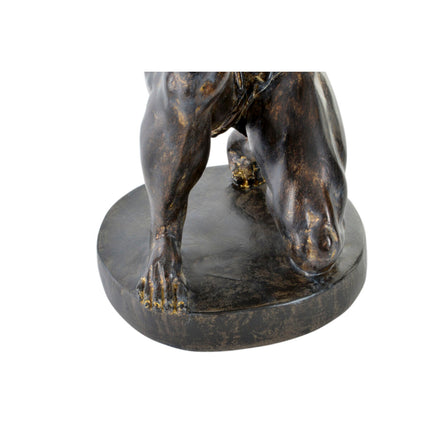 Deko-Figur DKD Home Decor 23 x 19 x 42 cm Schwarz Gold Herren