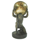 Deko-Figur DKD Home Decor Atlas 15 x 14 x 28 cm Gold Herren Hellgrau