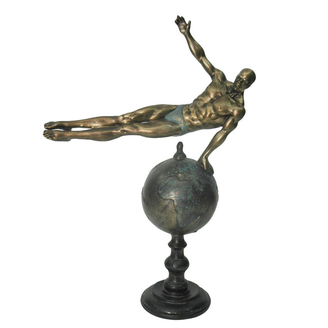 Deko-Figur DKD Home Decor Gold Harz Turner Moderne (27 x 11 x 39 cm)
