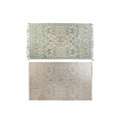 Teppich DKD Home Decor 160 x 230 x 0,5 cm Rot Polyester grün Araber (2 Stück)