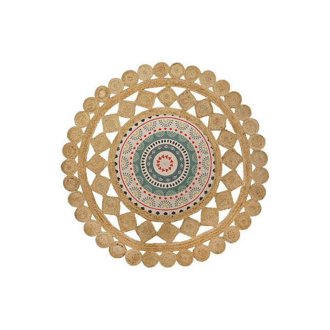 Teppich DKD Home Decor Braun Bunt (150 x 150 x 0,75 cm)