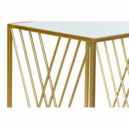 3er-Set Tischchen DKD Home Decor Spiegel Gold Metall (40 x 40 x 70 cm)