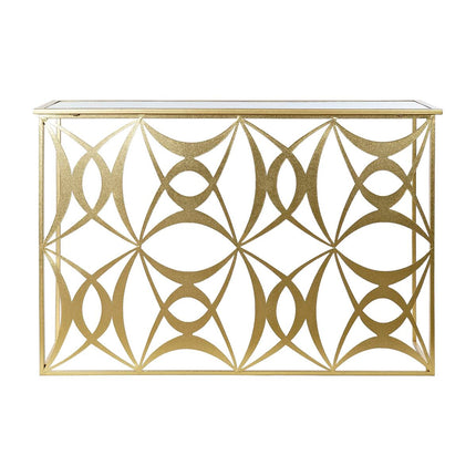 Konsole DKD Home Decor Spiegel Gold Metall (120 x 40 x 80 cm)