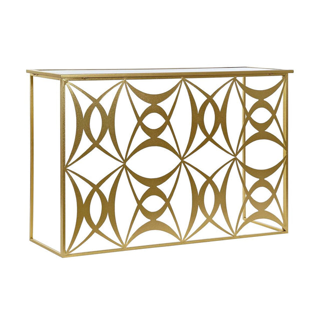 Konsole DKD Home Decor Spiegel Gold Metall (120 x 40 x 80 cm)