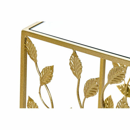 3er-Set Tischchen DKD Home Decor Spiegel Gold Metall 40 x 40 x 70 cm