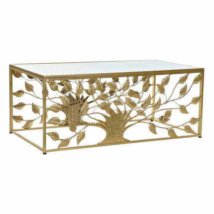 Tischdekoration DKD Home Decor 110 x 60 x 46 cm Spiegel Metall Aluminium