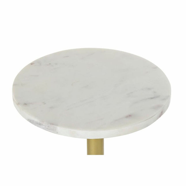 Beistelltisch DKD Home Decor Gold Metall Marmor (27 x 27 x 62 cm)
