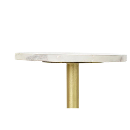 Beistelltisch DKD Home Decor Gold Metall Marmor (27 x 27 x 62 cm)
