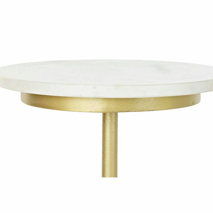Beistelltisch DKD Home Decor Gold Metall Marmor (45 x 27 x 63 cm)