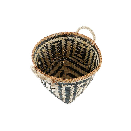 Korb-Set DKD Home Decor Kolonial Bambus (40 x 38 x 38 cm)