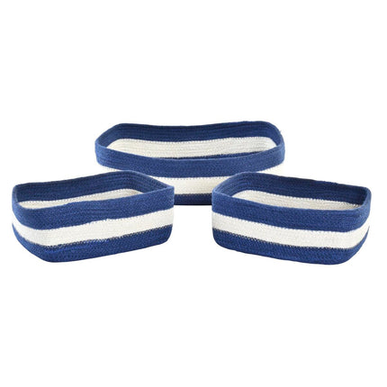 Korb-Set DKD Home Decor 36 x 24 x 10 cm 9,5 cm Jute