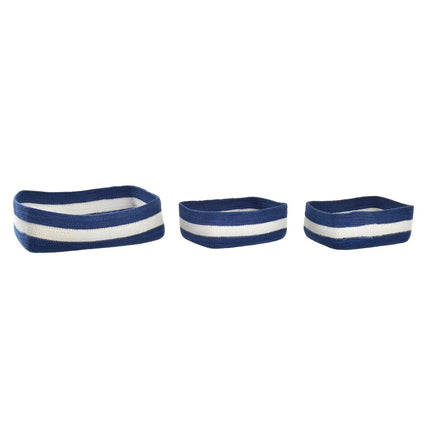 Korb-Set DKD Home Decor 36 x 24 x 10 cm 9,5 cm Jute