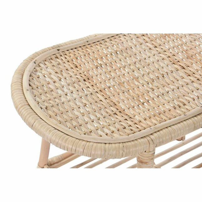 Beistelltisch DKD Home Decor natürlich Rattan Tropical (61 x 30 x 46 cm)