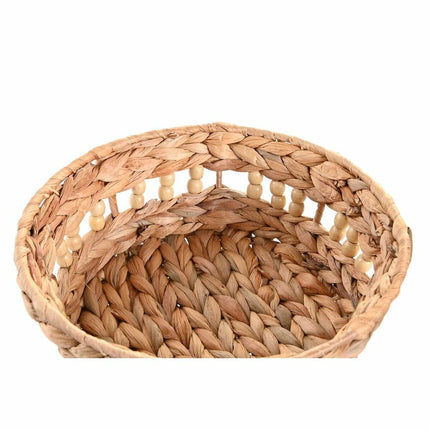 Ablageschale DKD Home Decor 24 x 24 x 9 cm Tropical Seegras