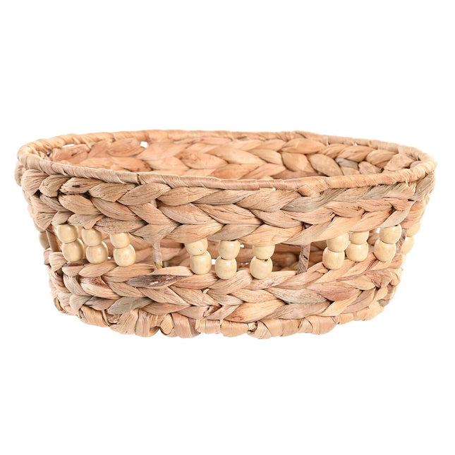 Ablageschale DKD Home Decor 24 x 24 x 9 cm Tropical Seegras