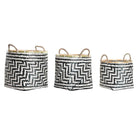 Korb-Set DKD Home Decor Bambus 40 x 40 x 44 cm