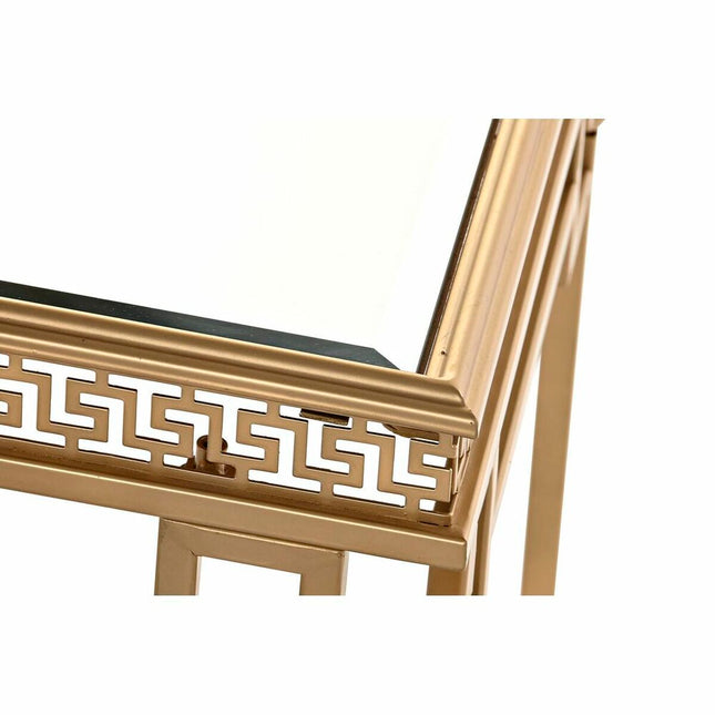 Couchtisch DKD Home Decor Spiegel Metall (85 x 44 x 48 cm)