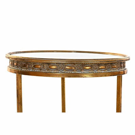 2nd-Set Tischchen DKD Home Decor 40 x 40 x 61 cm Spiegel Gold Metall (2 Stück)