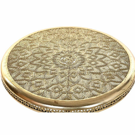Beistelltisch DKD Home Decor Gold Metall (42 x 42 x 57 cm)
