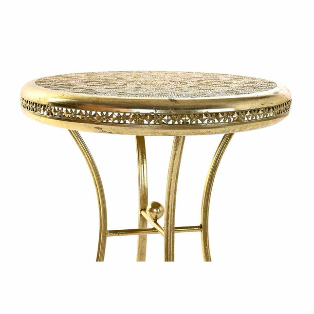Beistelltisch DKD Home Decor Gold Metall (42 x 42 x 57 cm)