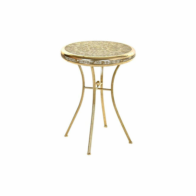 Beistelltisch DKD Home Decor Gold Metall (42 x 42 x 57 cm)