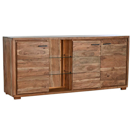 Anrichte DKD Home Decor Braun Kristall Akazienholz (175 x 40 x 78 cm)