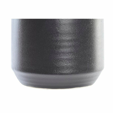 Vase DKD Home Decor Porzellan Schwarz 15 x 15 x 32 cm Moderne