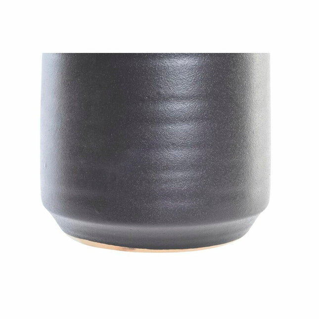 Vase DKD Home Decor Porzellan Schwarz Moderne 14 x 14 x 25 cm