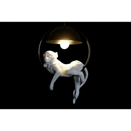 Deckenlampe DKD Home Decor 29,5 x 20 x 44,5 cm Gold Metall Weiß Harz 50 W (2 Stück)