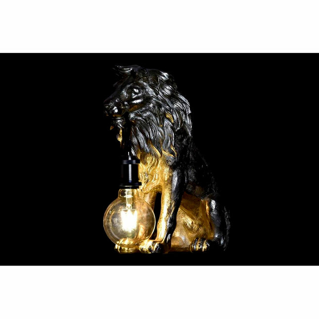 Tischlampe DKD Home Decor Gold Metall Harz 220 V 50 W (31,5 x 18 x 35,5 cm)