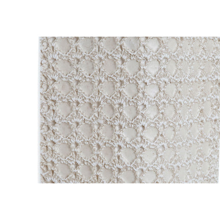 Vase DKD Home Decor 17 x 10 x 47 cm Weiß Harz Moderne