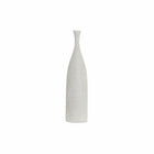 Vase DKD Home Decor 16 x 11 x 66 cm Beige Weiß Harz Moderne (2 Stück)