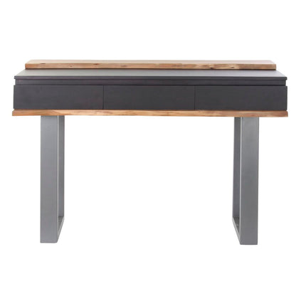 Konsole DKD Home Decor 115 x 40 x 80 cm Schwarz Holz Braun Dunkelgrau Mango-Holz