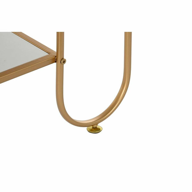 Beistelltisch DKD Home Decor Gold Metall Weiß Holz MDF (50 x 40 x 55,5 cm)