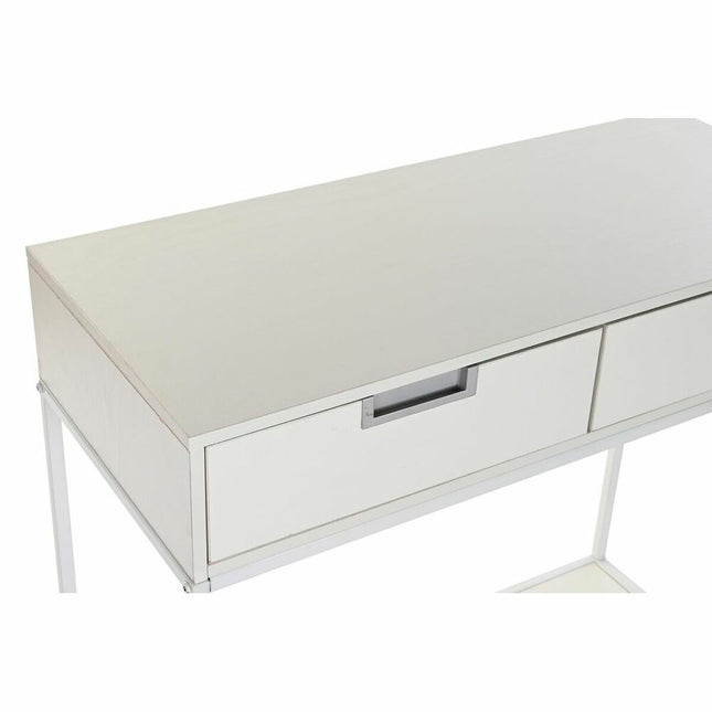 Konsole DKD Home Decor Metall MDF Weiß (80 x 35 x 81 cm)