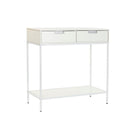 Konsole DKD Home Decor Metall MDF Weiß (80 x 35 x 81 cm)