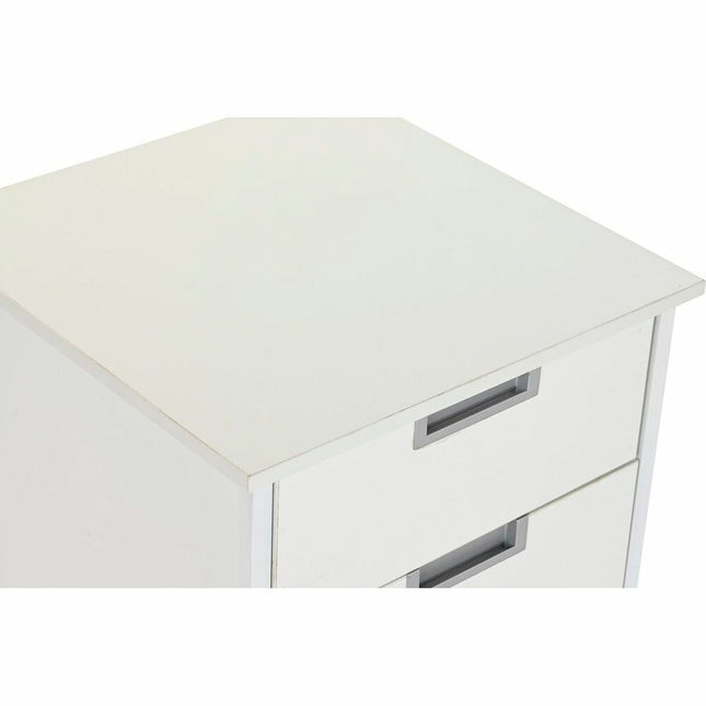 Schubladenschrank DKD Home Decor Metall MDF Weiß (40 x 40 x 50 cm)