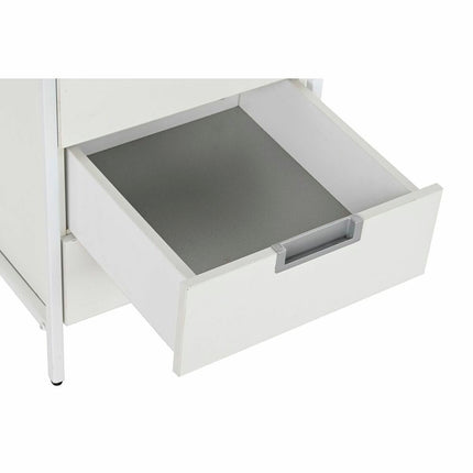 Schubladenschrank DKD Home Decor Metall MDF Weiß (40 x 40 x 50 cm)