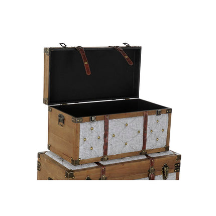 Truhensatz DKD Home Decor Holz Kunststoff 80 x 41 x 41 cm