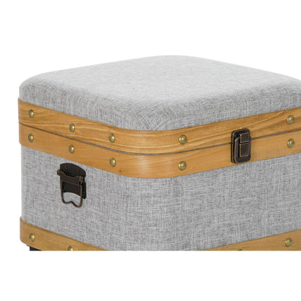 Truhensatz DKD Home Decor Holz Polyester (80 x 42 x 42 cm)