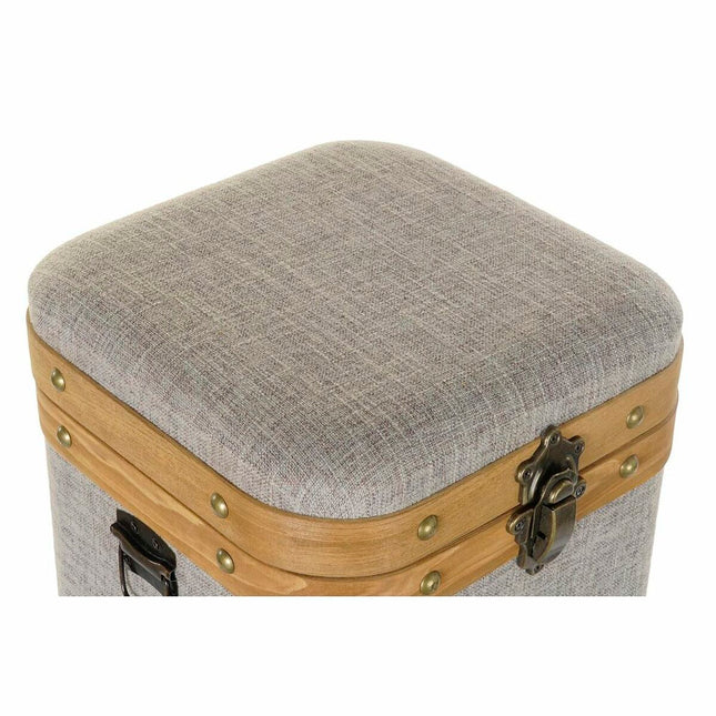 Set dekorativer Karten DKD Home Decor Holz Polyester (3 pcs)