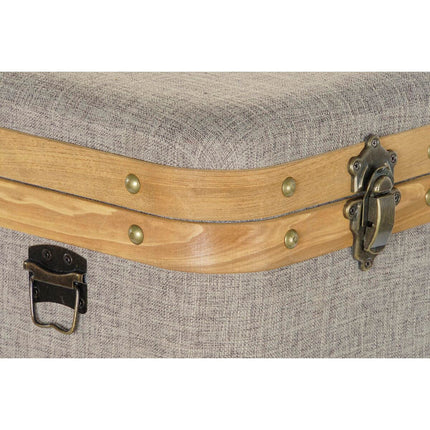 Set dekorativer Karten DKD Home Decor Holz Polyester (3 pcs)