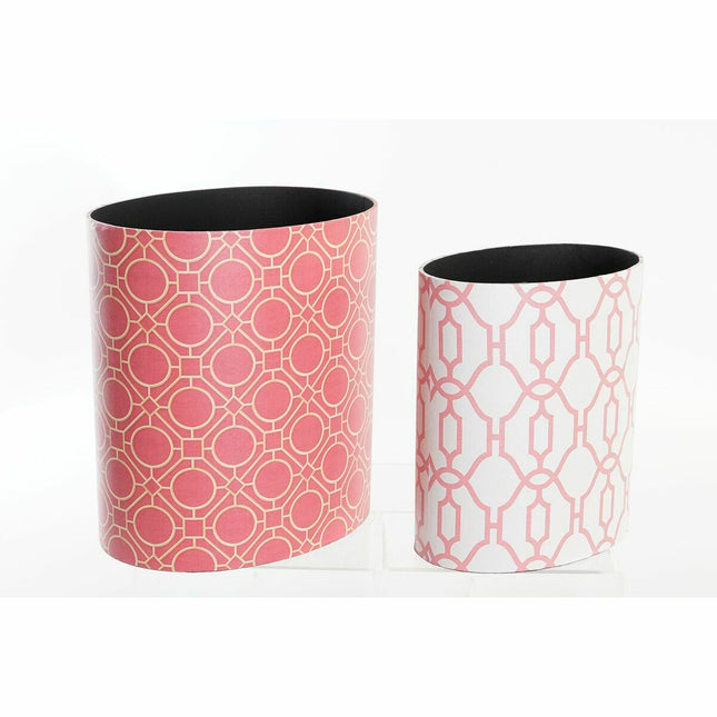 Satz Eimer DKD Home Decor Holz Orange (33 x 24,5 x 35,3 cm) (2 Stücke)