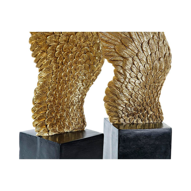 Deko-Figur DKD Home Decor 13,5 x 8 x 34,5 cm Schwarz Gold Neoklassisch (2 Stück)