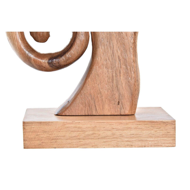 Dekoration DKD Home Decor Baum Aluminium Akazienholz (18 x 9,5 x 38 cm)
