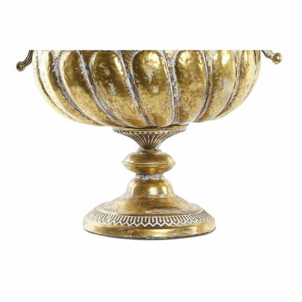 Blumentopf DKD Home Decor Glas Deko Metall (42,5 x 38,5 x 36,5 cm)